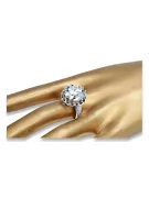 Ring Cubic Zirconia 925 Silver Vintage Unikátní VRC035S